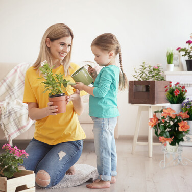 Relaxdays Blumenständer Metall weiß