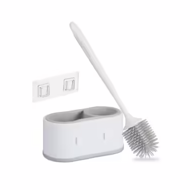 Relaxdays Toilettenbürste mit Wandhalterung